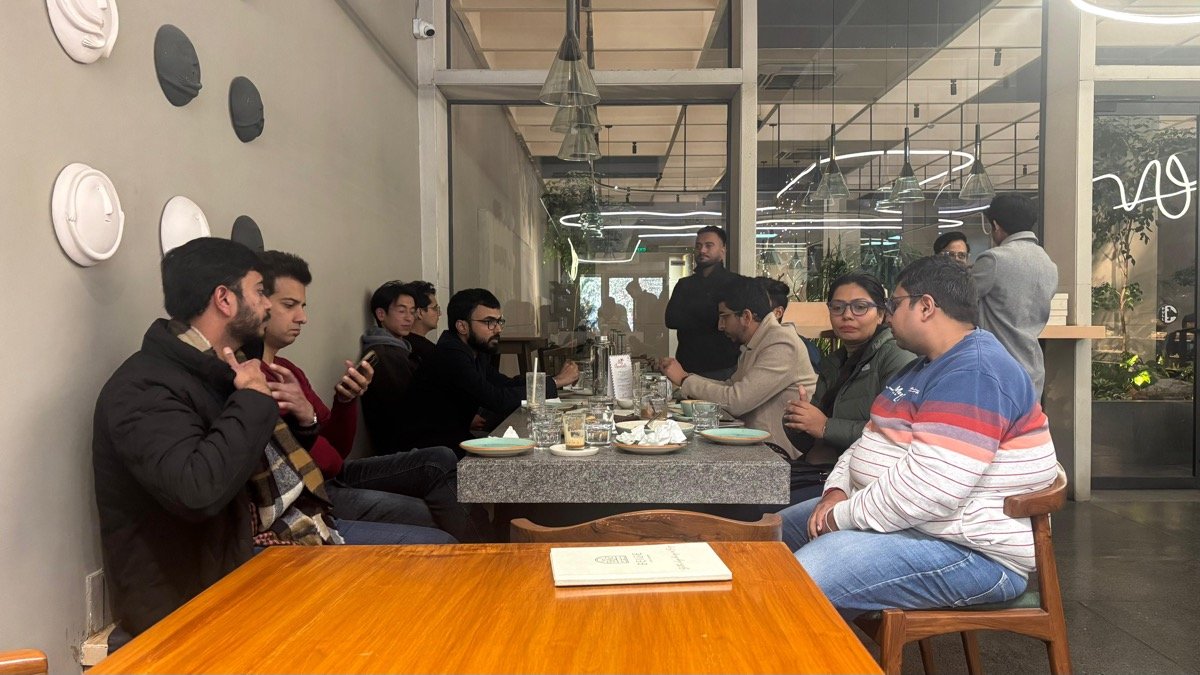 Founders collaborating at a hackathon